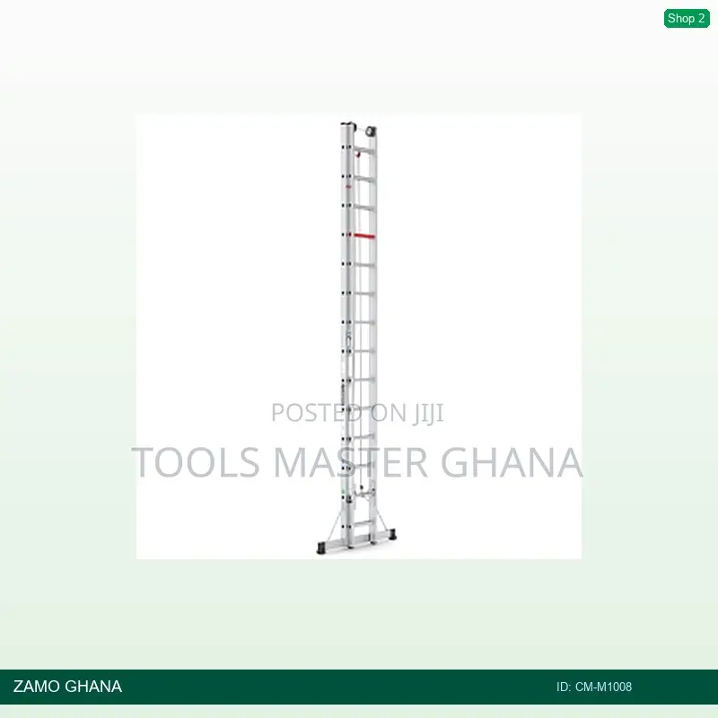 Cm 2x13 Rope Pulley Double Ladder With Wheel Alu - Cm-M1008