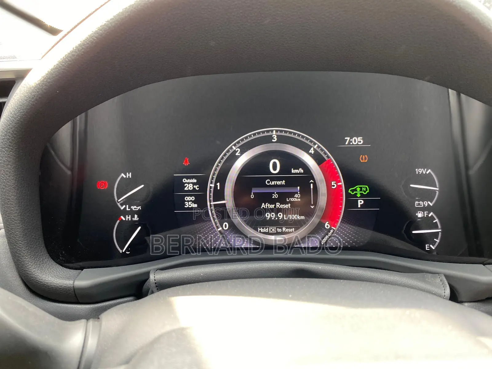 New Lexus LX 500d 2025 Green