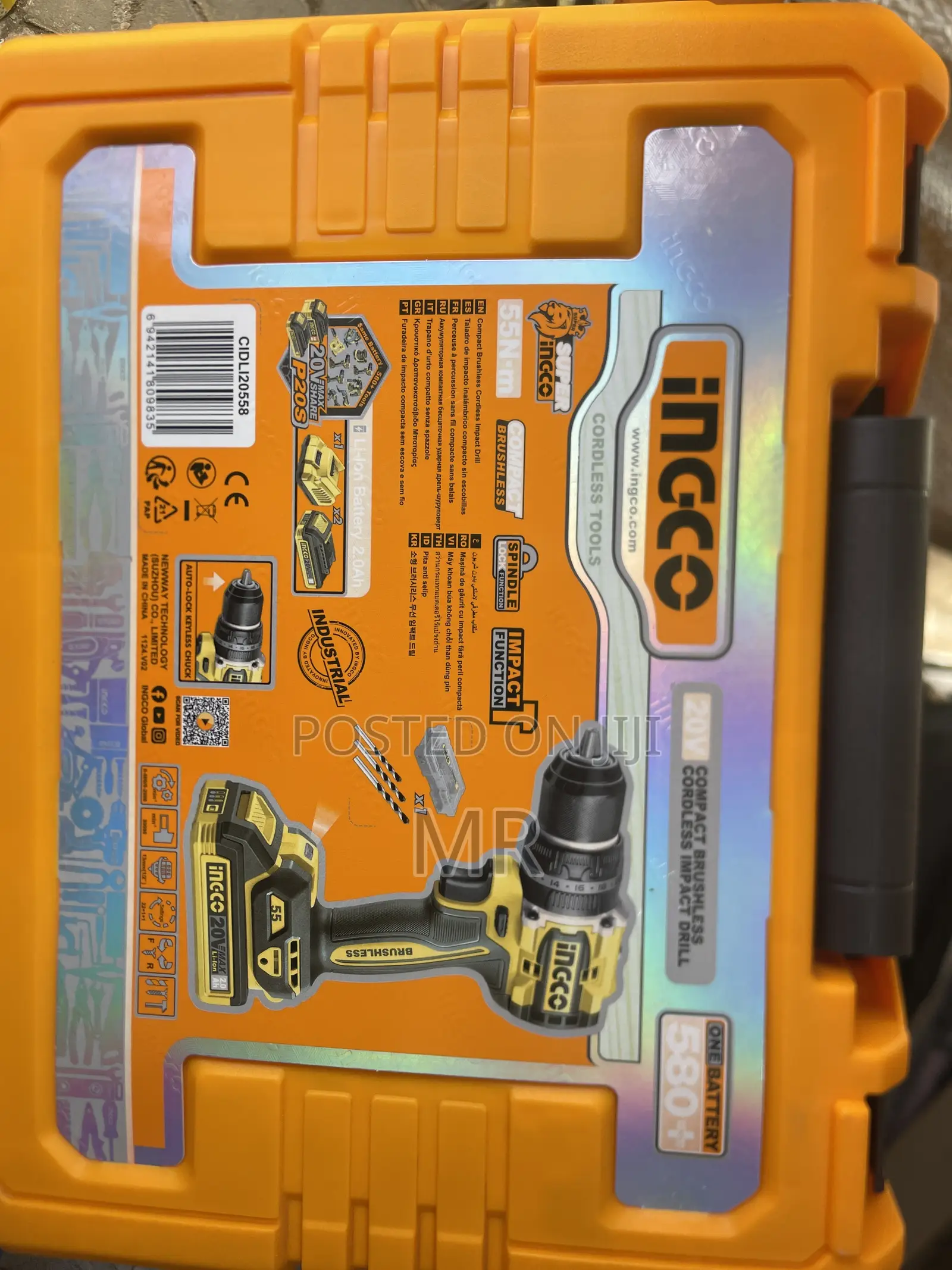 Compact Brushless Cordless Impact Drill