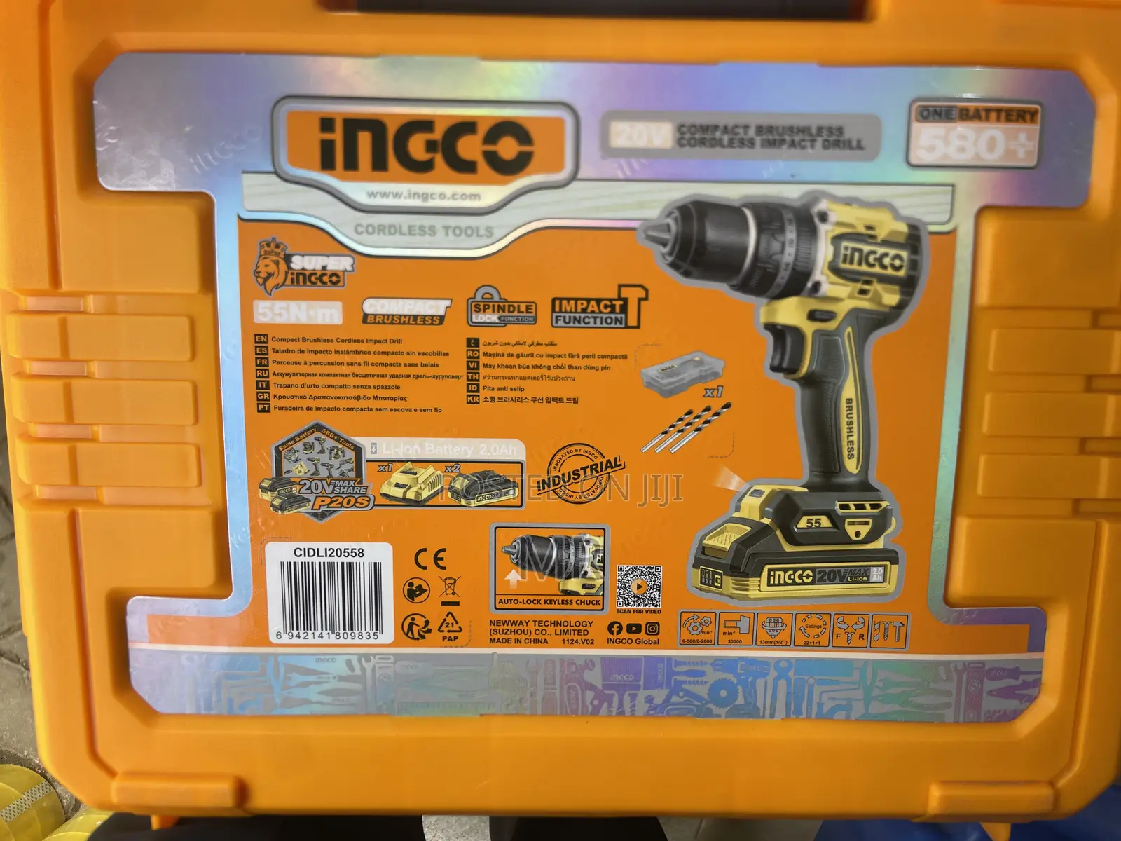 Compact Brushless Cordless Impact Drill