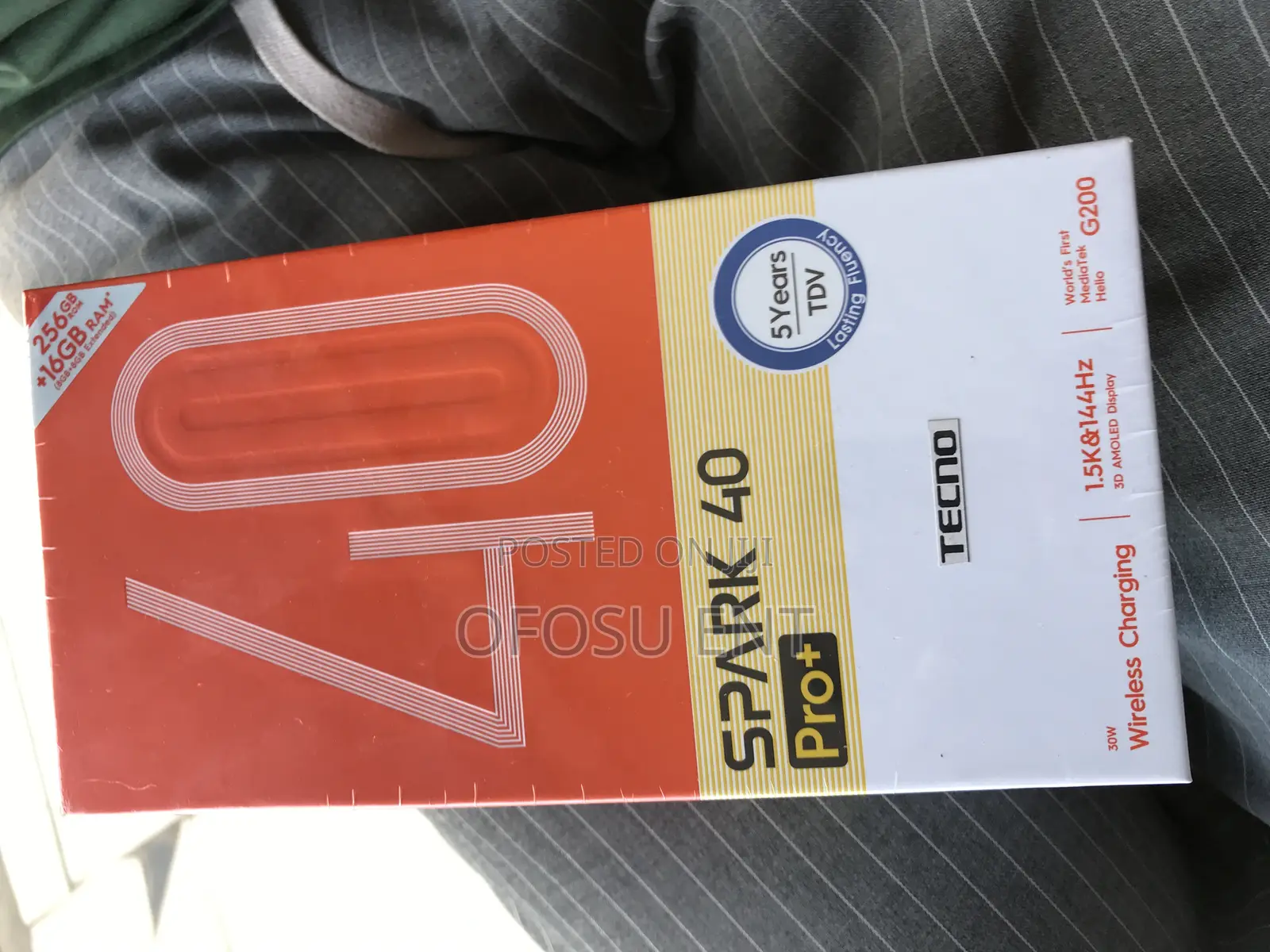 New Tecno Spark 40 Pro+ 256 GB Gray