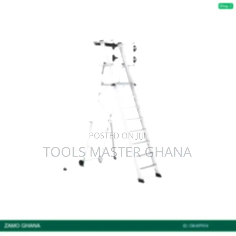 Cm 14+1 Key-Pro Folding Platform Ladder - Cm-Kpn14