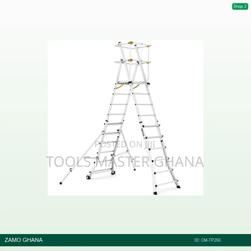 Cm 6 Steps Telescopic Platform Ladder Telepro - Cm-Tp250