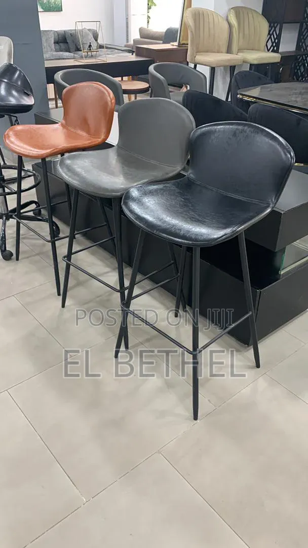 Bar Chairs With Tall Pole Legs