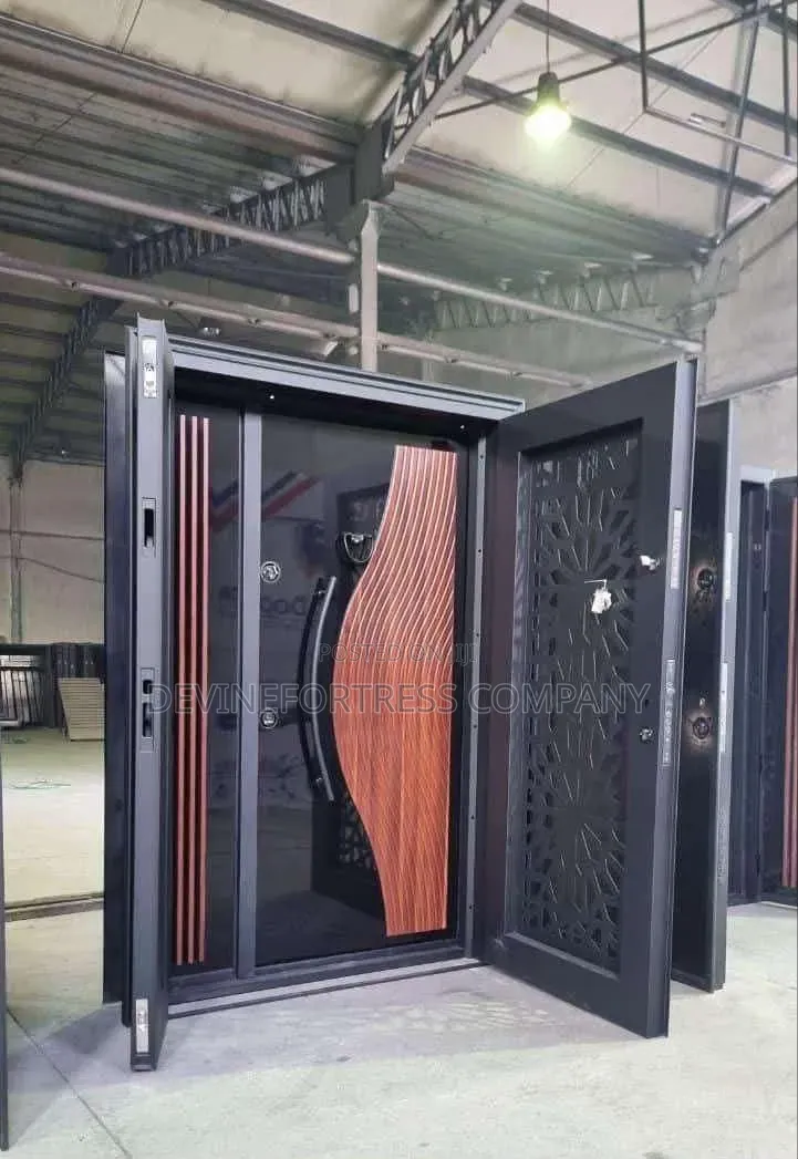 High Quality Door Inn Door Black N Orangecolor Available in All Sizes
