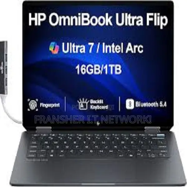 New HP OmniBook 5 Flip 14-fp0023dx 16GB Intel Core Ultra 7 SSD 512GB