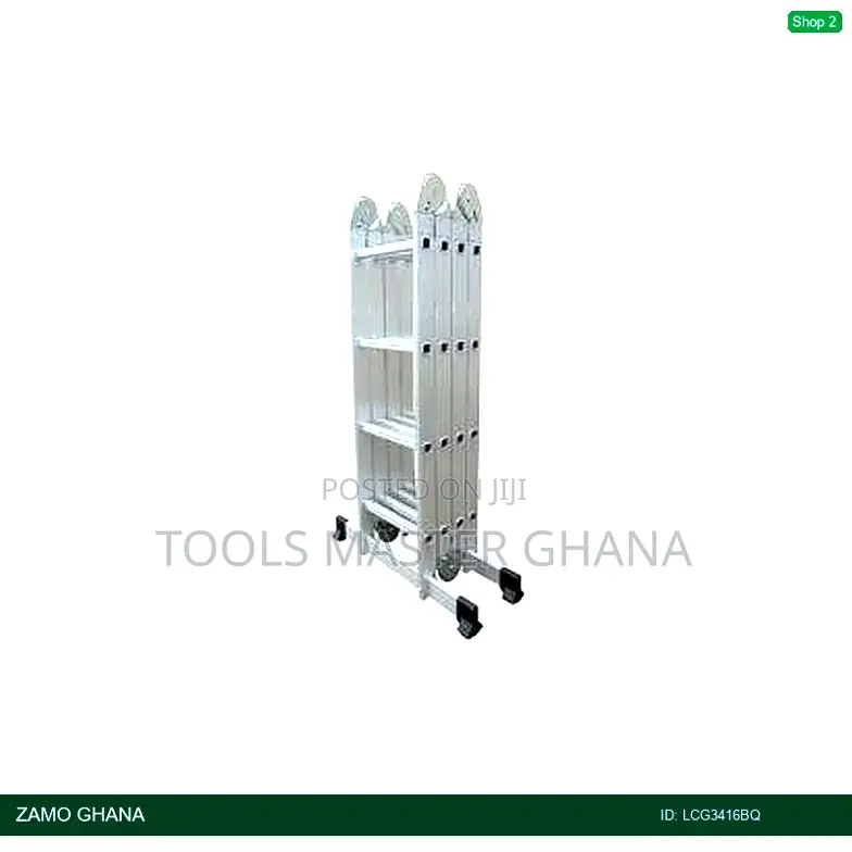 4x4 Steps Foldable Ladder Aluminium - Lcg3416bq