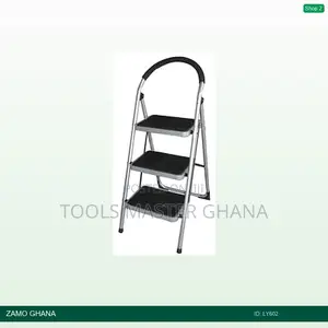 2 Steps Foldable Ladder Steel Black - Ly602