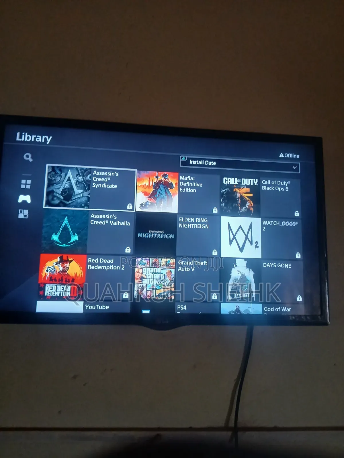 Jailbroken Playstation 4 Slim With 11 Games