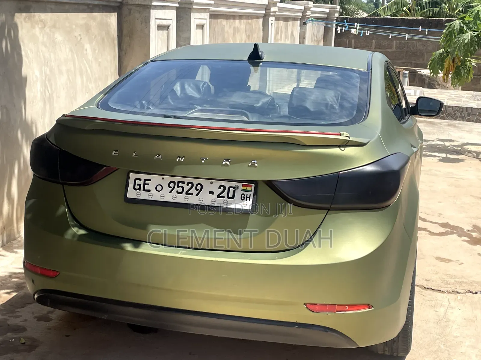 Hyundai Elantra 2012 Green