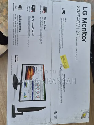 Lg 27mp40w 27" Ips Monitor | 75hz | 3-Side Borderless | Amd Freesync