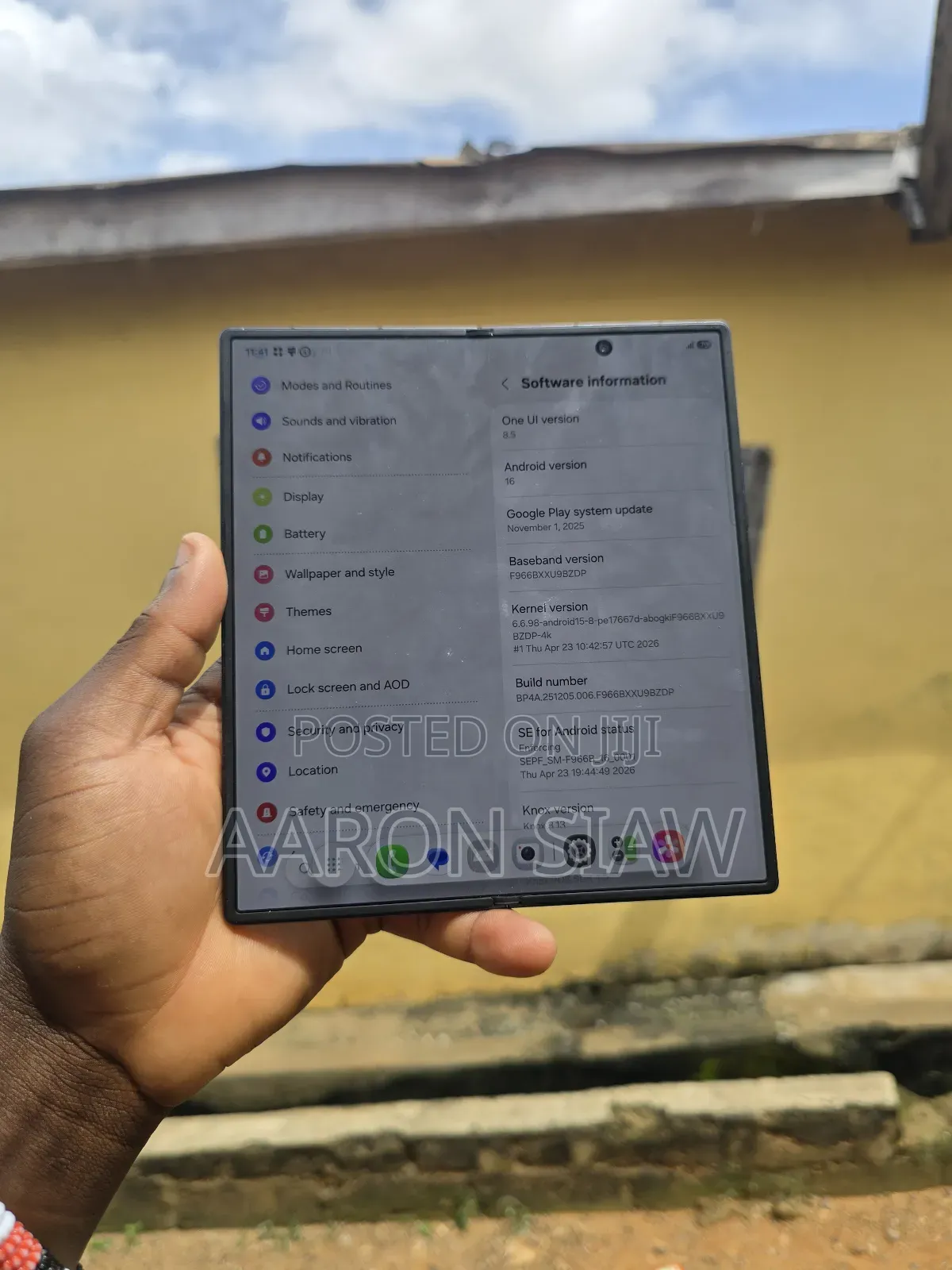 Samsung Galaxy Z Fold7 1 TB Black
