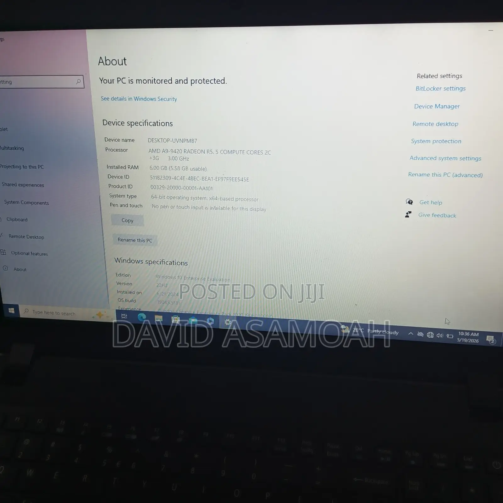 Laptop Acer Aspire 9420 6GB AMD SSD 128GB