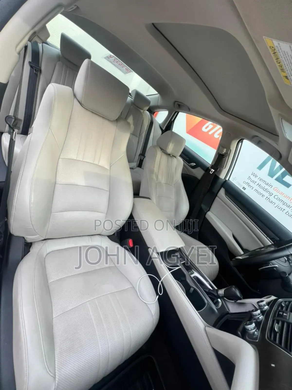 Honda Accord EX-L (1.5L 4cyl Turbo CVT) 2019 White