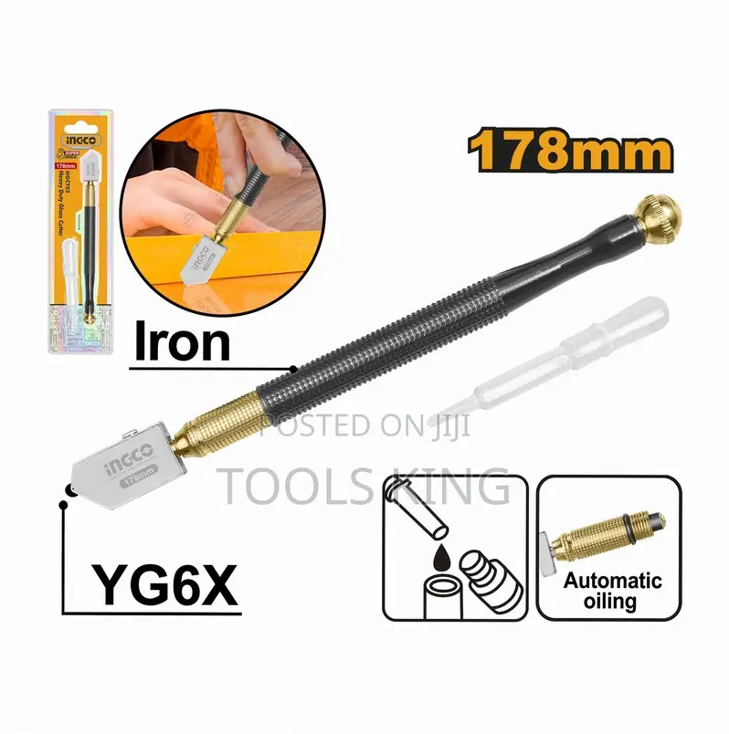 Heavy Duty Glass Cutter - Hgct03