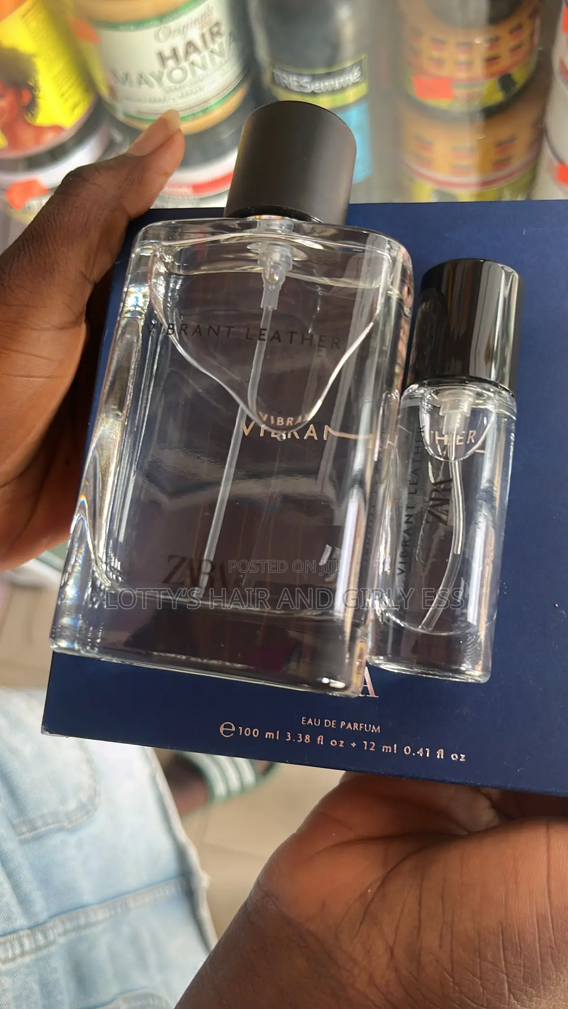 Zara Vibrant Leather Eau De Parfum-100ml +12ml Splash.