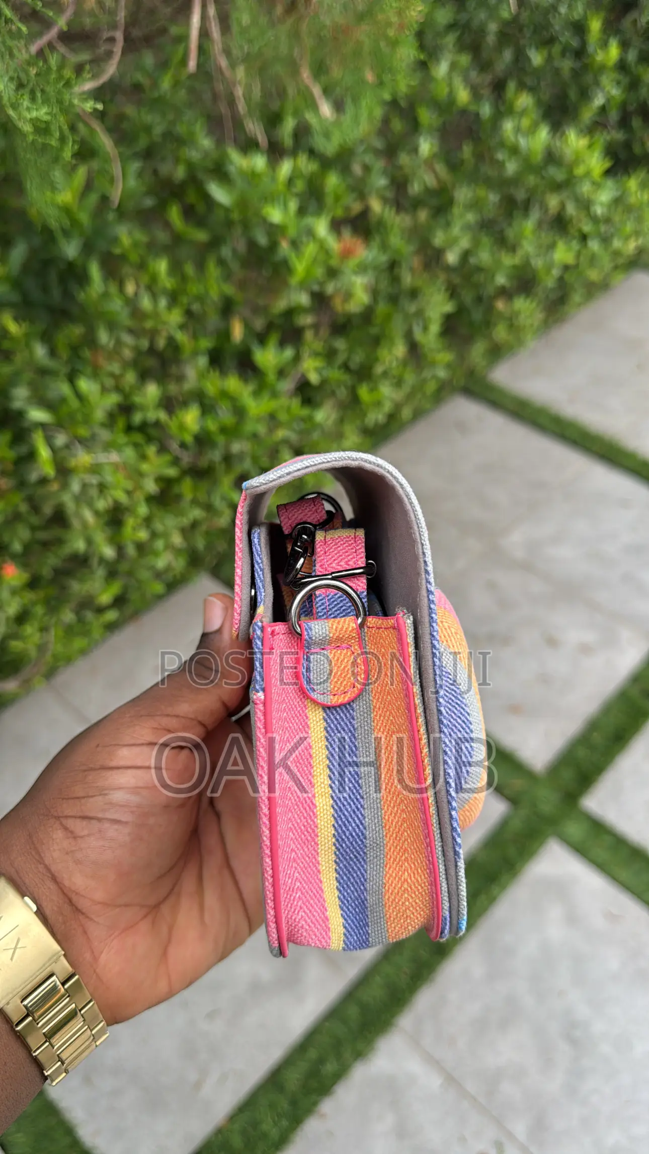 Instax Mini 12 Detachable Leather Case - Woolen Fabric Design