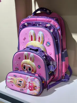 Shool Bag With Lunch Bag Pencil Case
