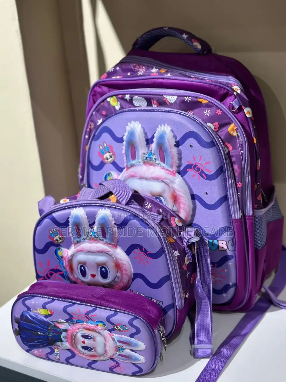 Shool Bag With Lunch Bag Pencil Case