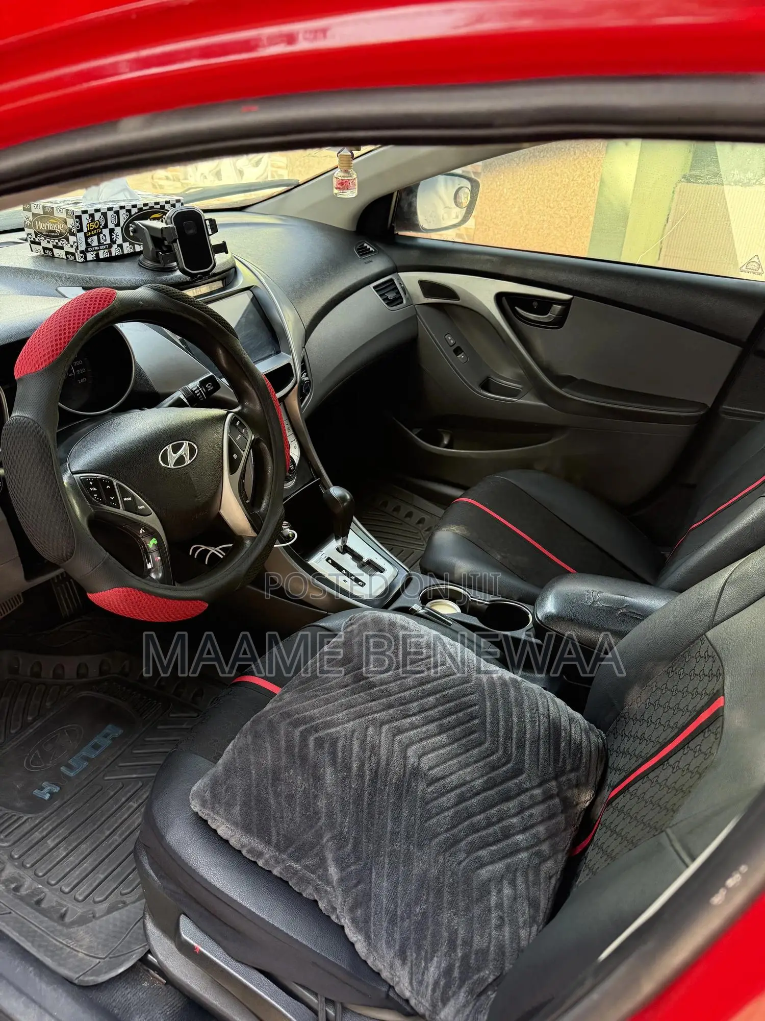 Hyundai Elantra GLS Sedan FWD (1.8L 4cyl 6A) 2013 Red