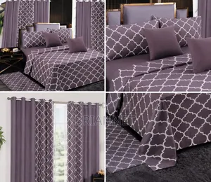 13-in-1 Floral Bedding Lightweight Flat Sheets Curtains Pillow Carpet