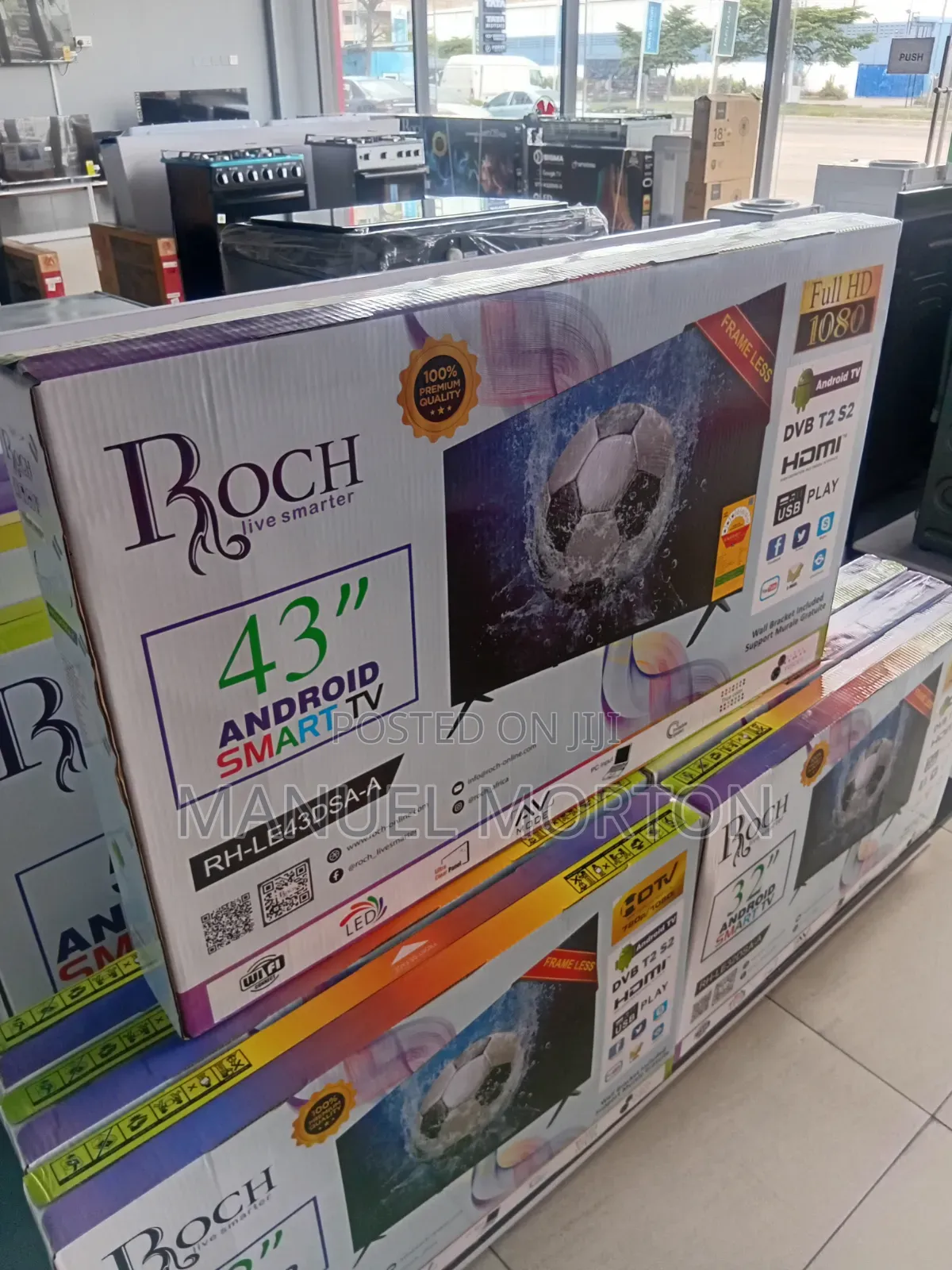 Roch 43-Inch Full Hd Smart Android Tv (Rh-Le43dsa-A)