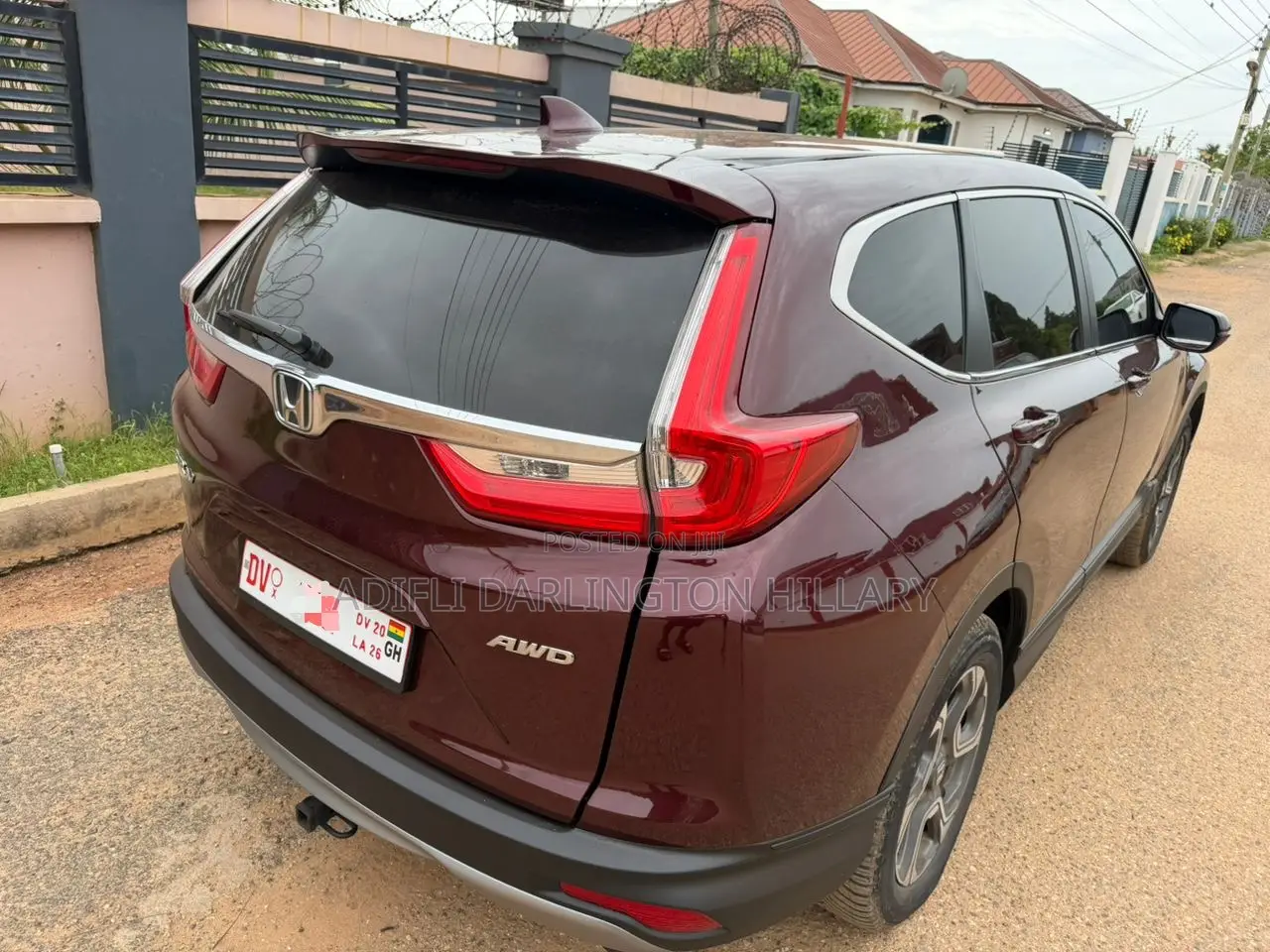 Honda CR-V EX AWD 2018 Red