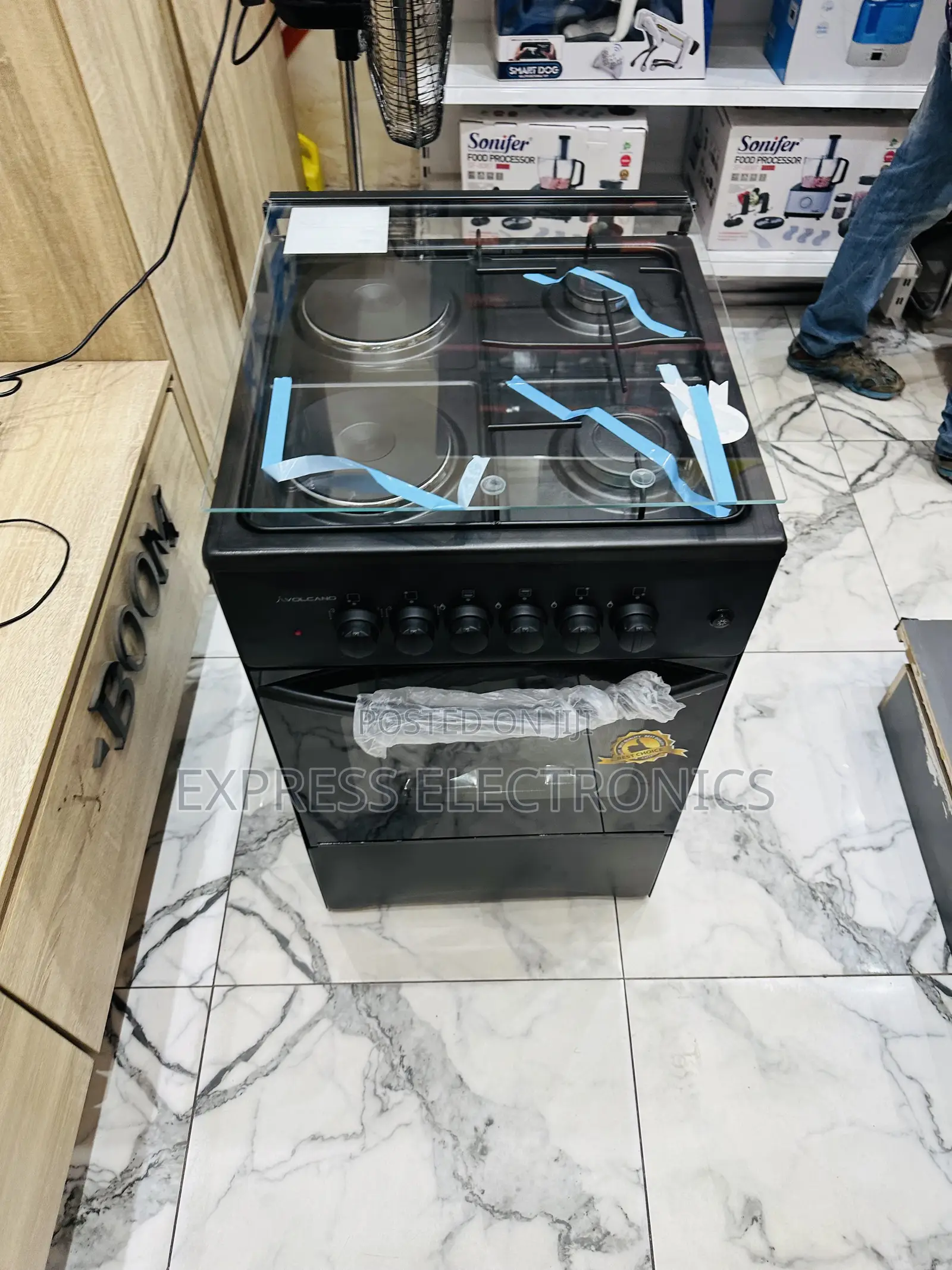 Ultra Modern Sleek Gas Cooker Oven 4burner 60/60 Smart