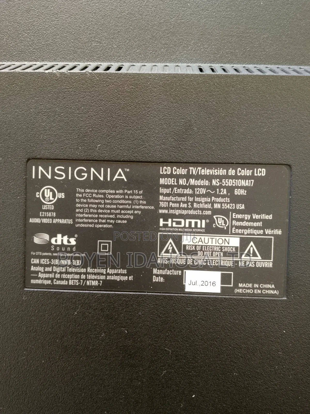 Damage Screen Plasmas Tv