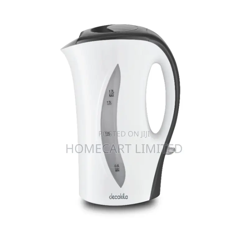 Decakila Electric Kettle - Plastic - 1.7l - 2200w - Kekt027w