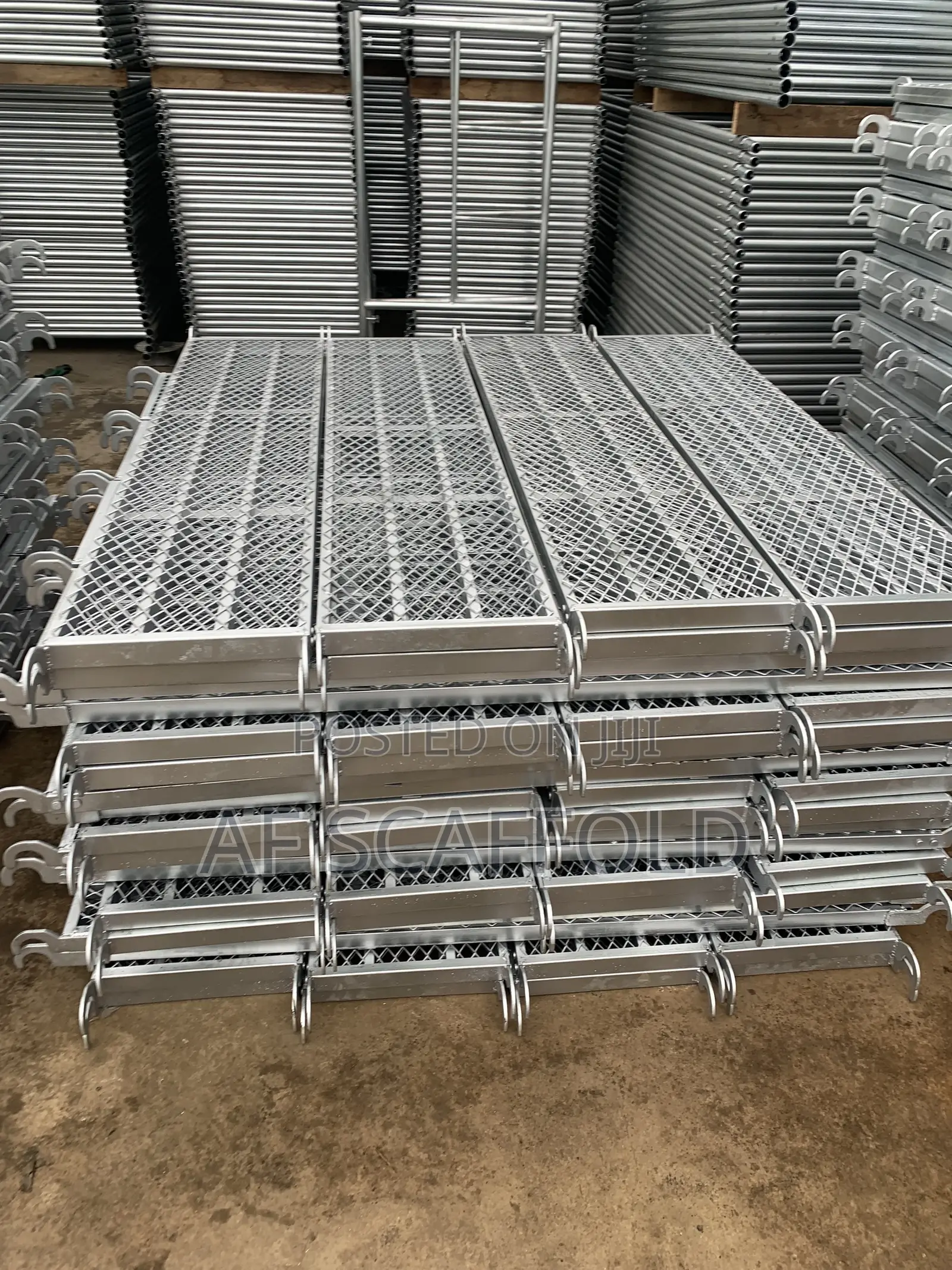 Scaffolding And Repair Jobs Assist Workers And Hold Materials.