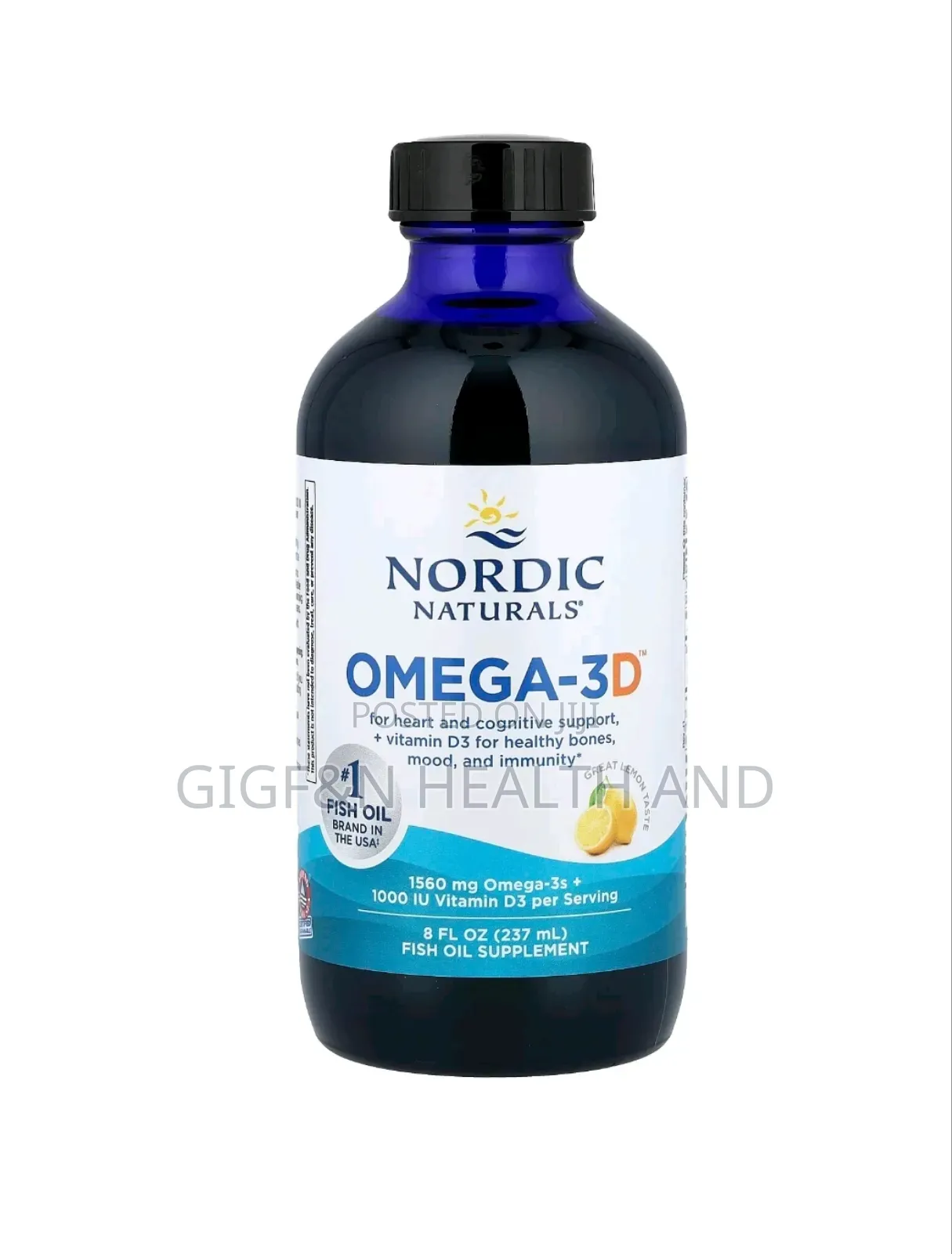 Omega-3d, Lemon 8oz( 237ml)- 09/28 Expiry