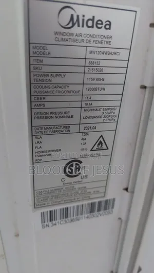 Screen Toch Midea Window Air Conditioner