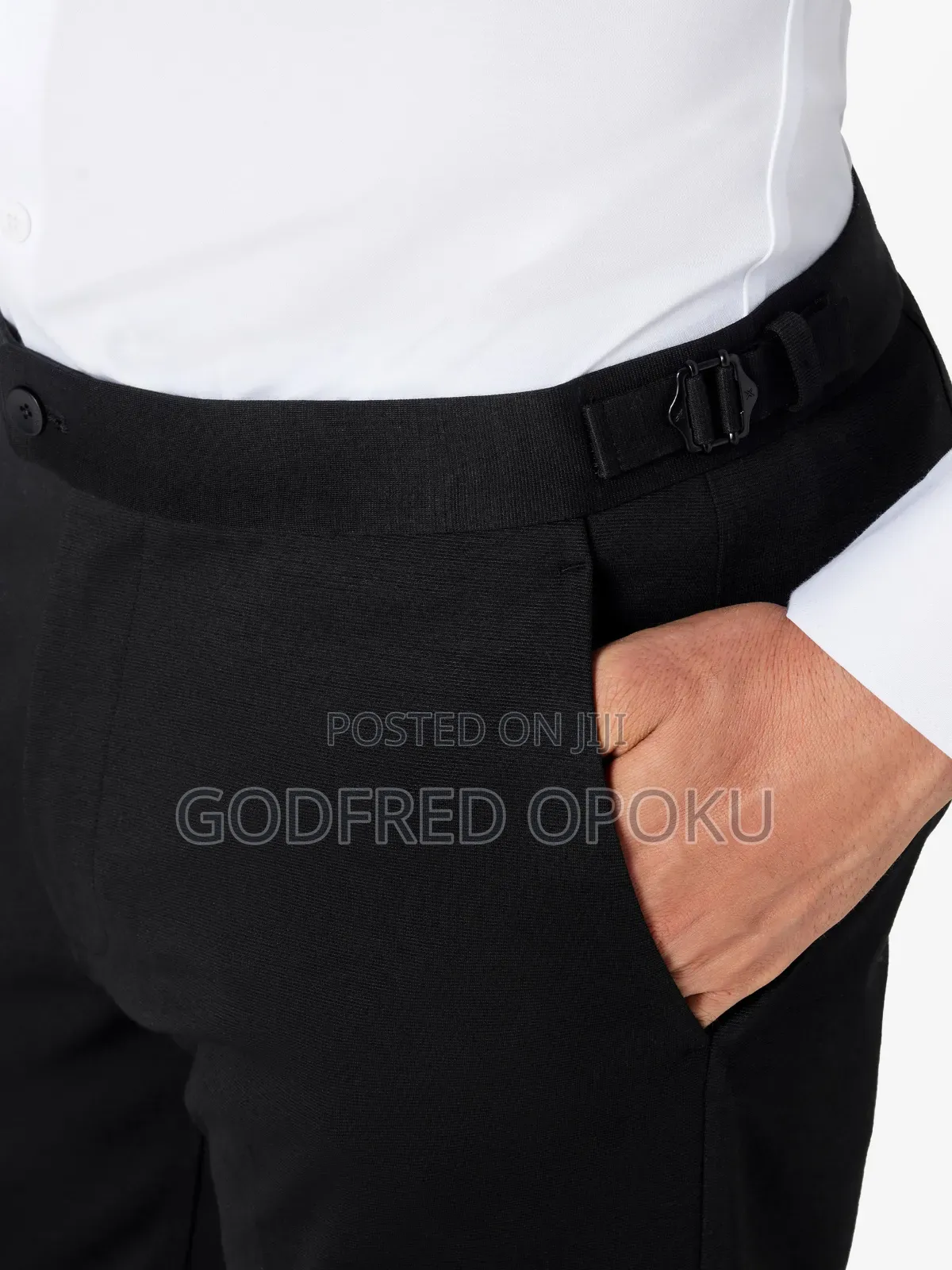 Classic Beltless Men's Trousers