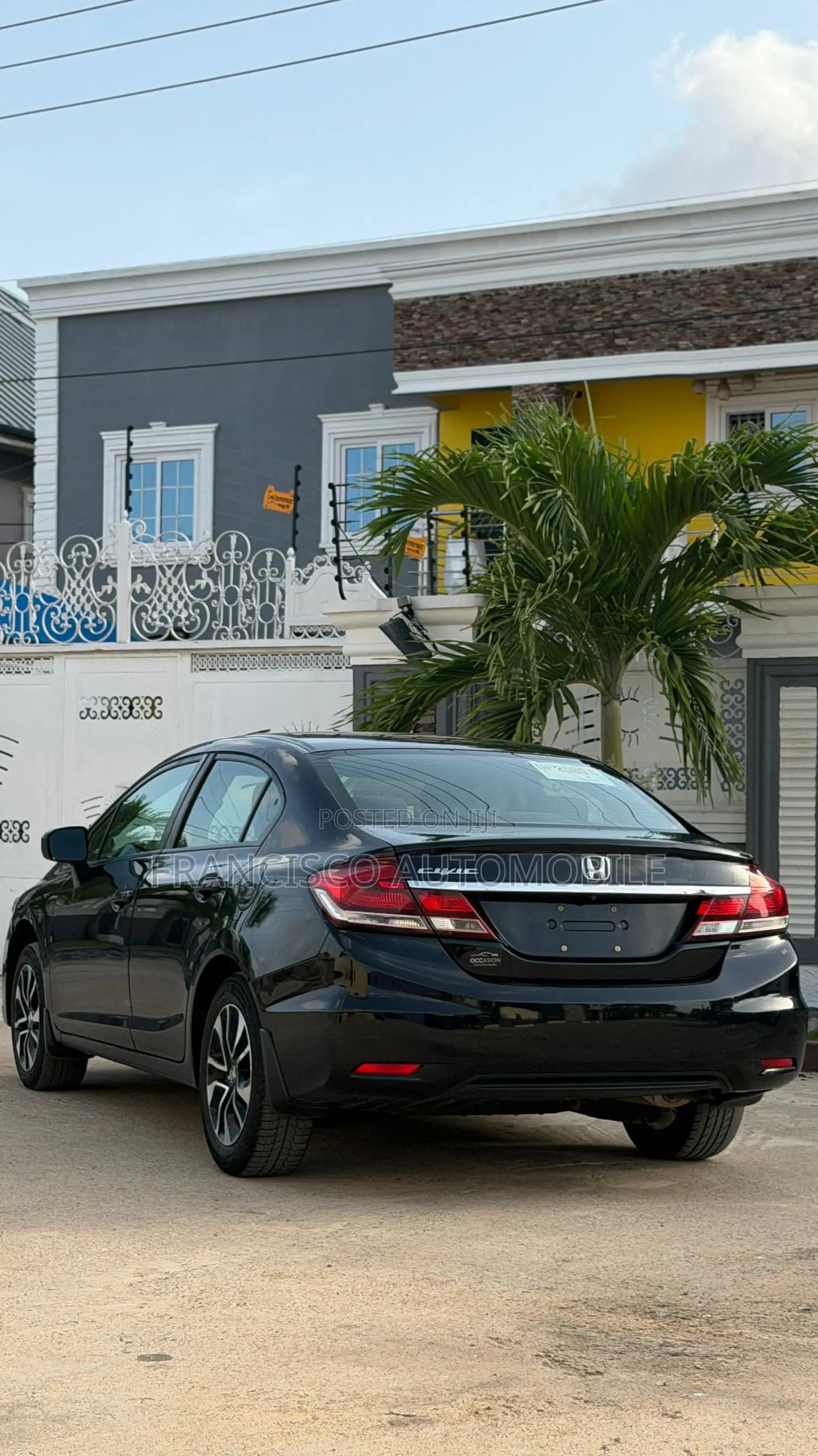 Honda Civic EX 4dr Sedan (1.8L 4cyl CVT) 2015 Black