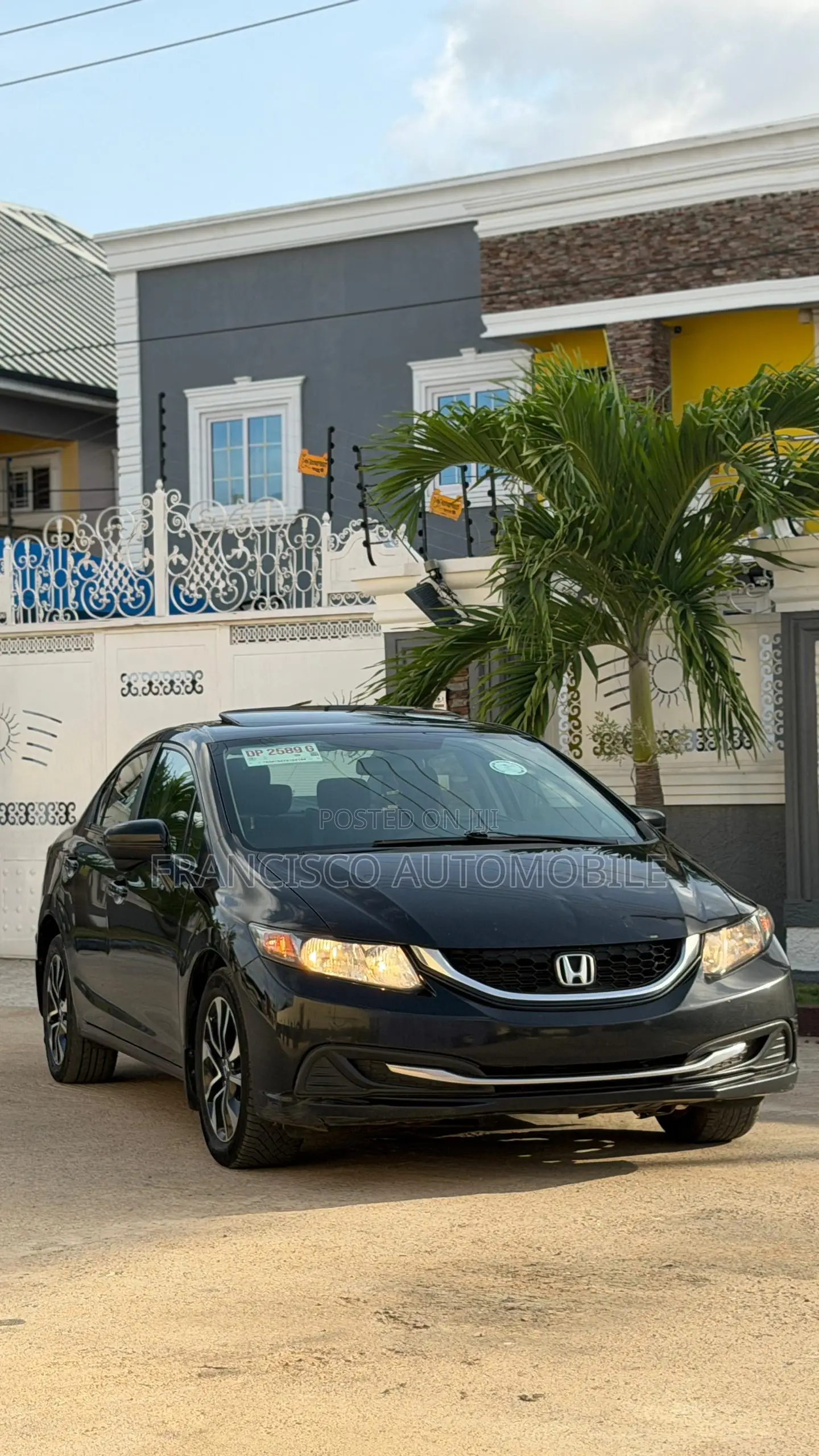 Honda Civic EX 4dr Sedan (1.8L 4cyl CVT) 2015 Black
