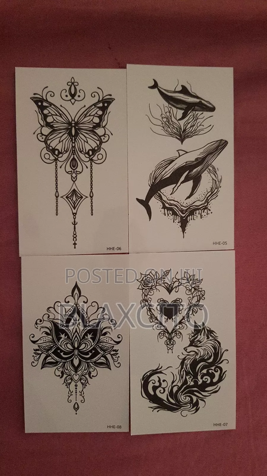 Temporary Tattoo Stickers