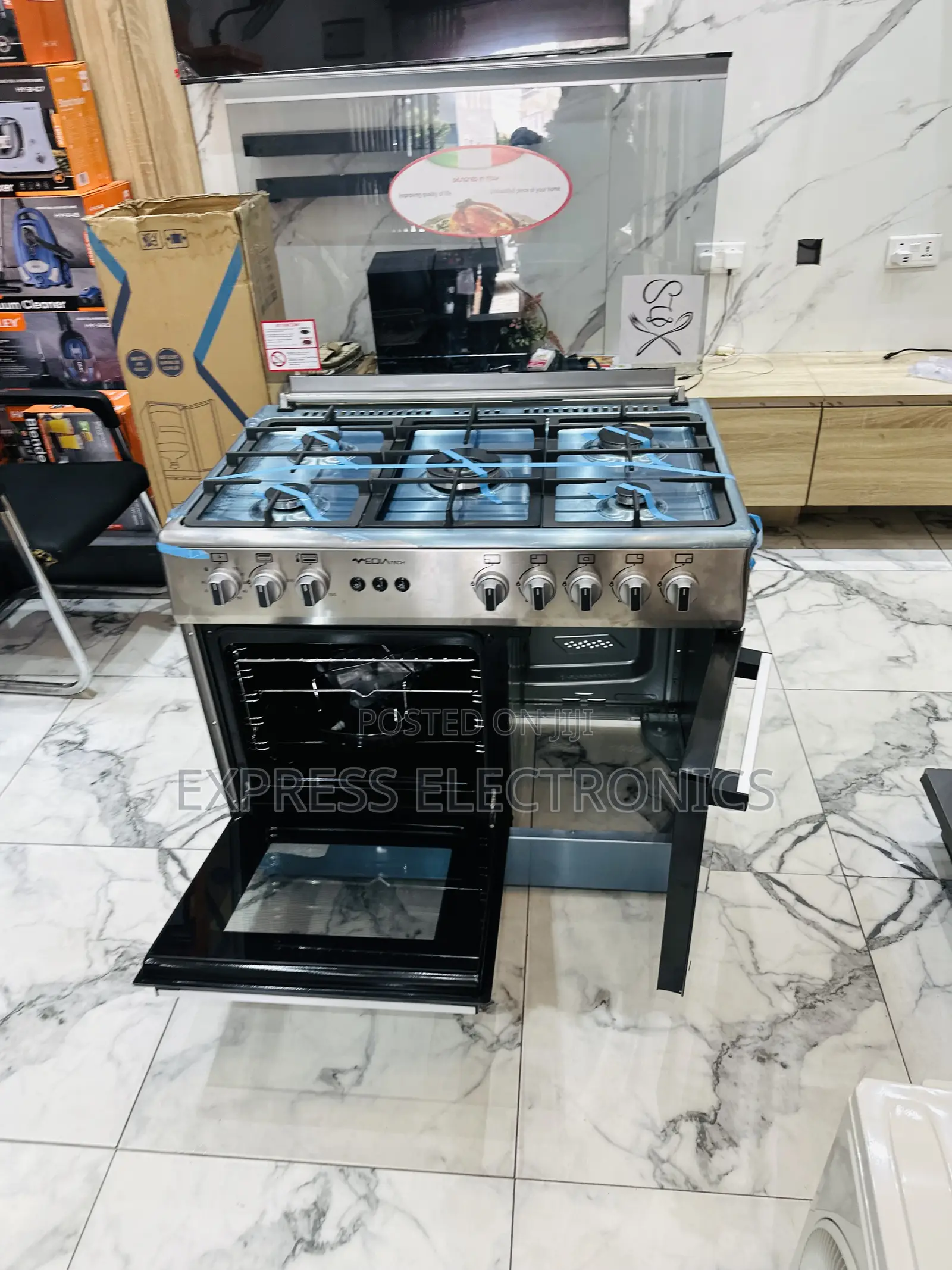 Text Us Fir Your New Sliver Gas Cooker 60/90 5b Midea Tech