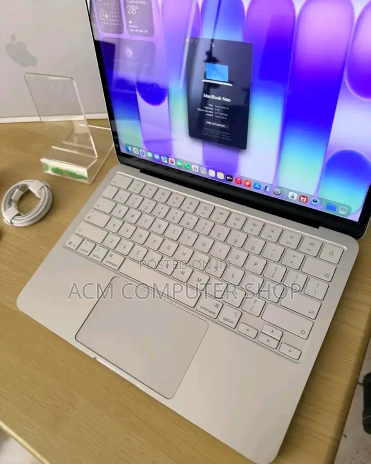 New Laptop Apple MacBook Neo 2026 8GB Apple M5 SSD 256GB