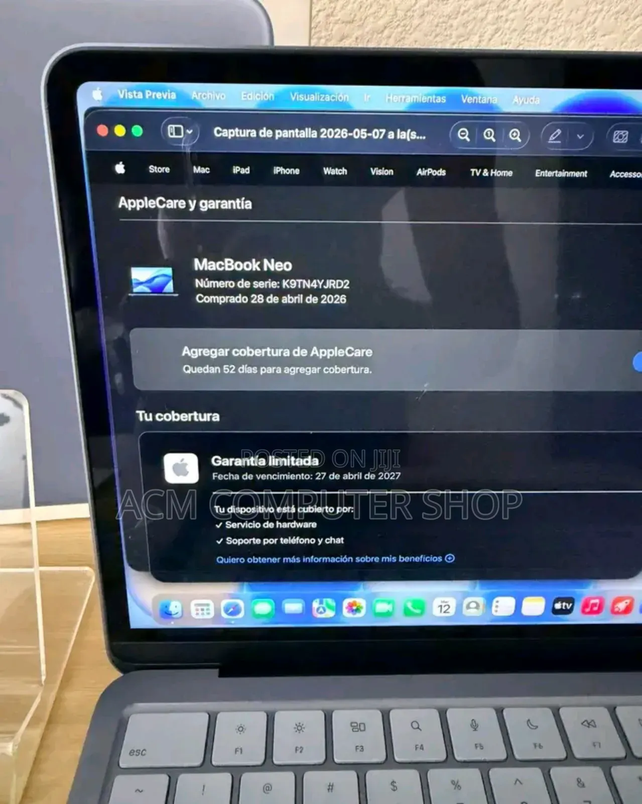 New Laptop Apple MacBook Neo 2026 16GB Apple M5 SSD 512GB