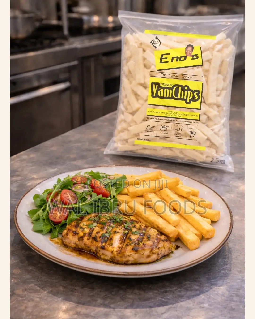 Frozen Yam Chips Supplier for Hotels, Restaurants, Caterers Marts