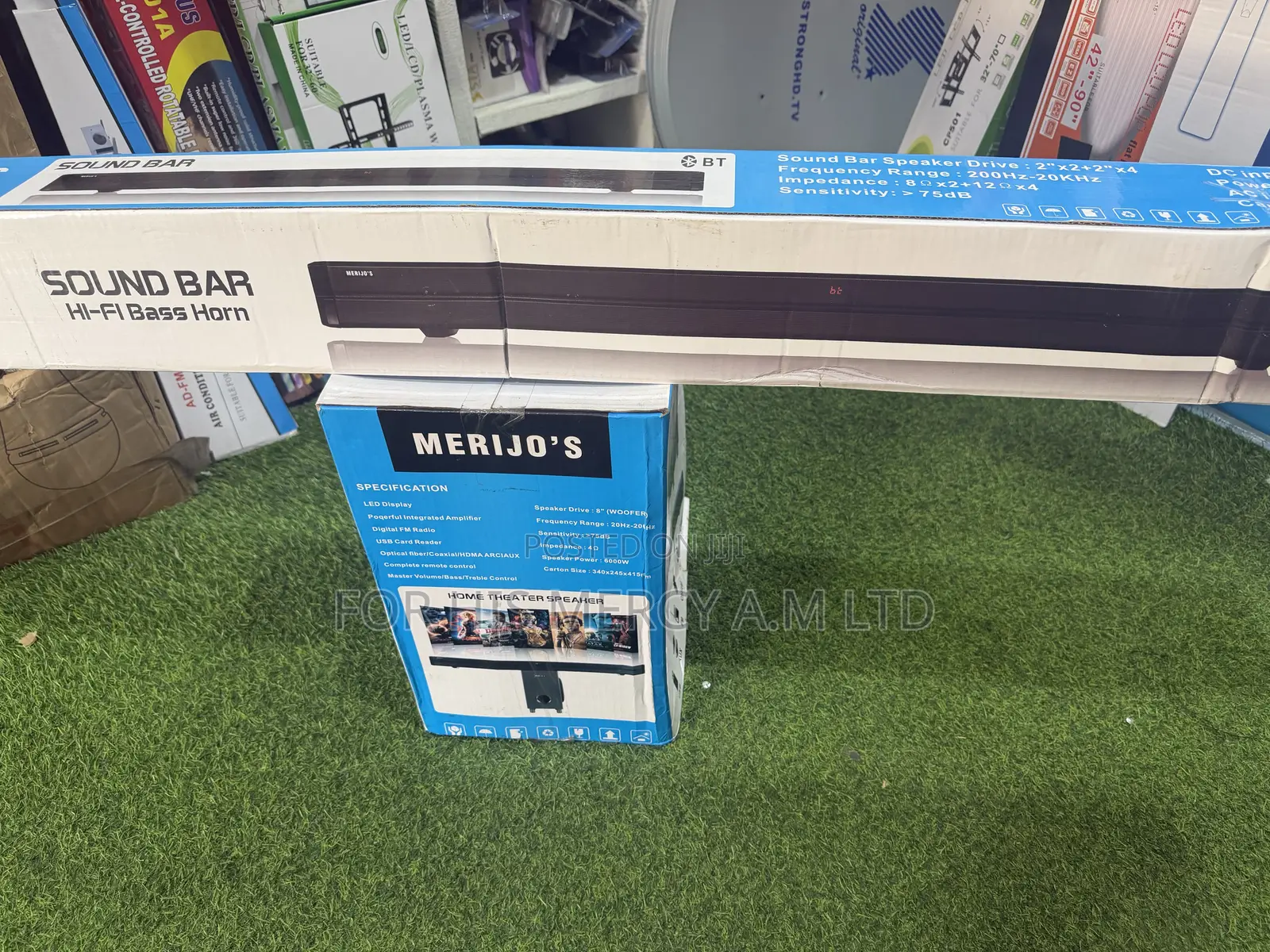 Merijo’S. 6000 Watts 2.1 Channel Tv Soundbar