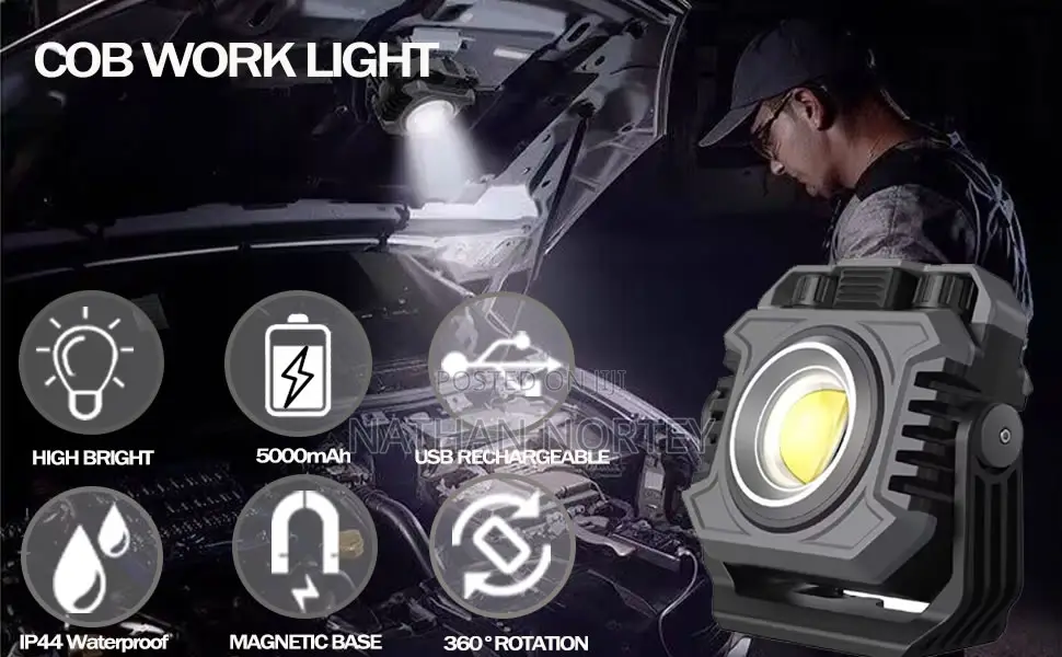 Duracell 3 Rechargeable Work Lamps