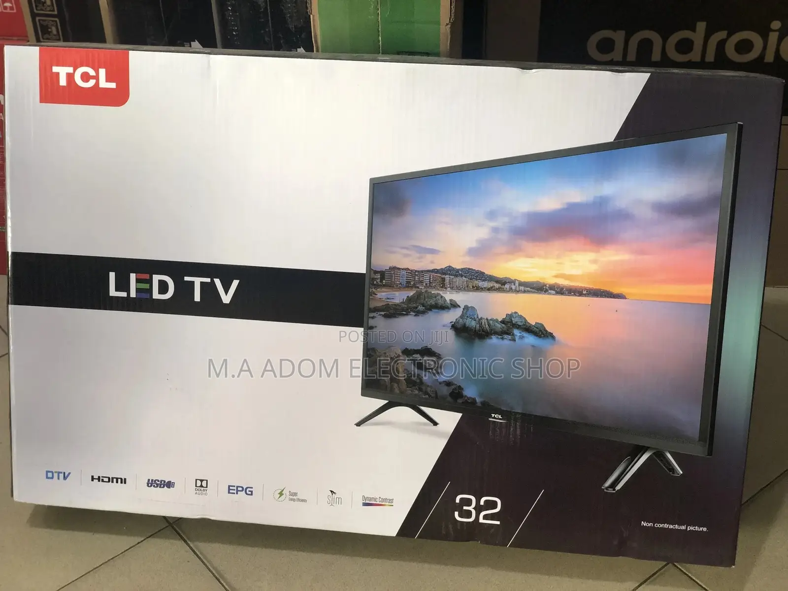 Brand New Tcl 32” Digital Satellite Led Tv
