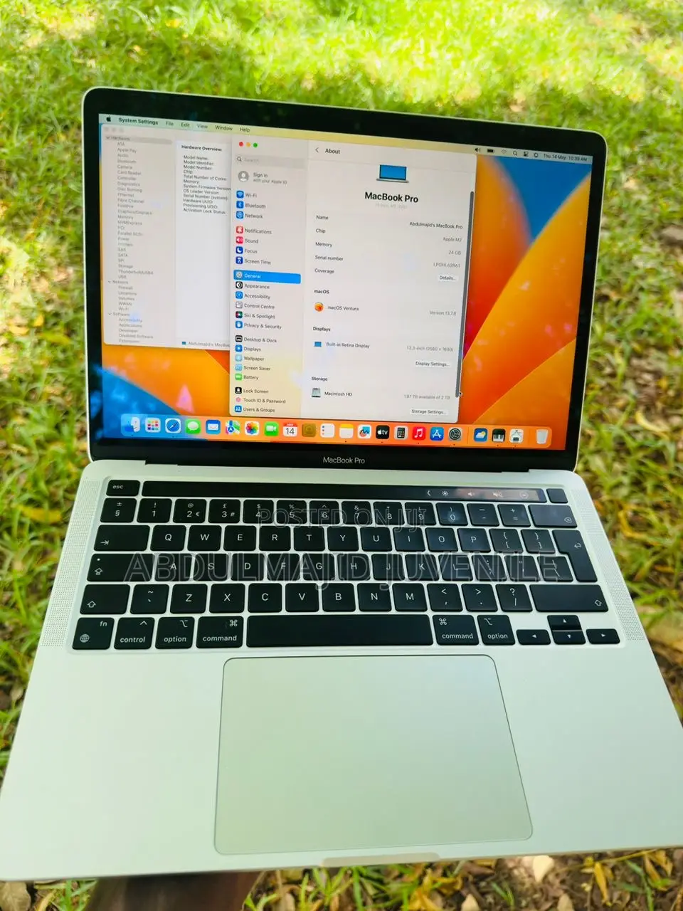 Laptop Apple MacBook Pro 2023 M2 24GB Apple M2 SSD 2T