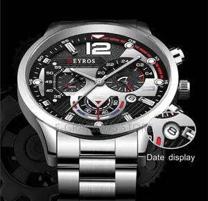 Luxury Geneva Men’S Wrist Watch Bracelet Set