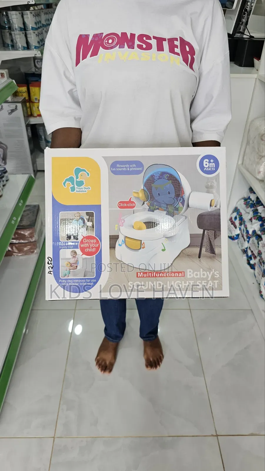 Baby Sound Light Toilet Set