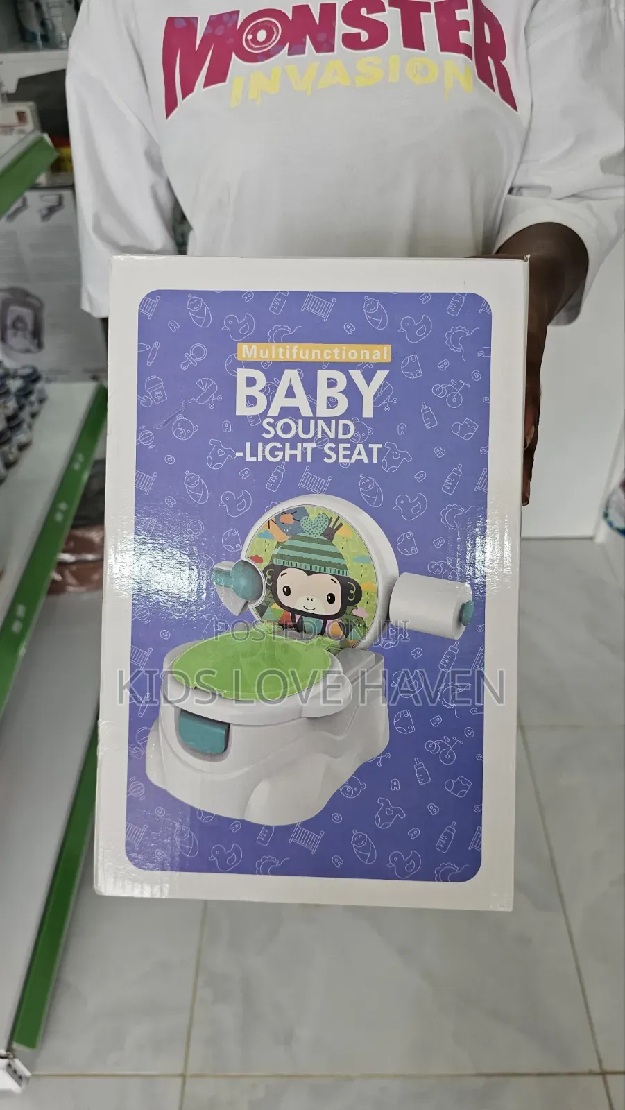 Baby Sound Light Toilet Set
