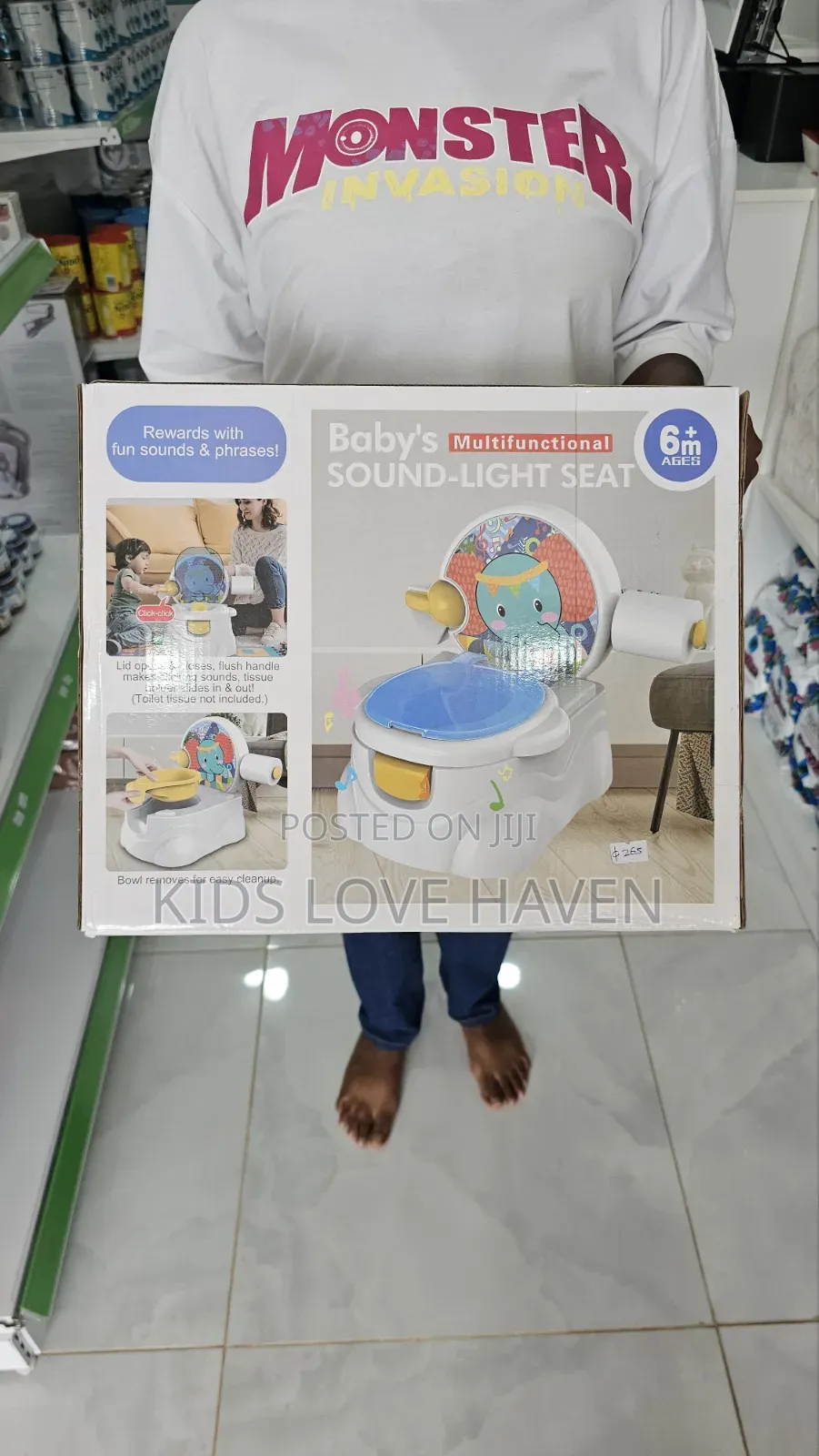 Baby Sound Light Toilet Set