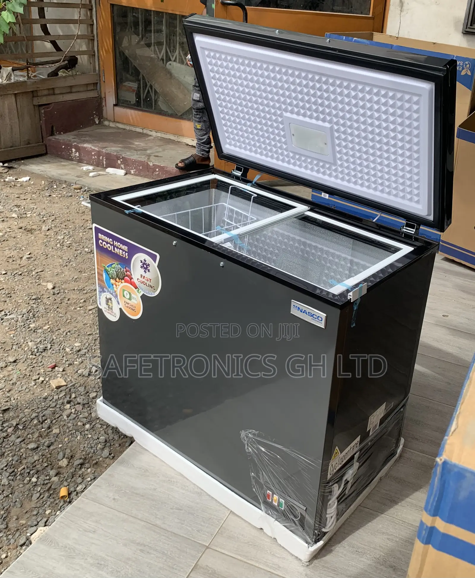 Ultra Modern Grey Nasco 200ltrs Chest Frezers Nas-250fl